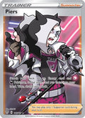 Piers (Full Art) 187  - Holofoil SWSH03 Darkness Ablaze - Ultra Rare