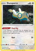 Dunsparce 137  SWSH03 Darkness Ablaze - Common