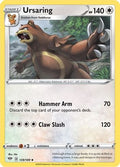 Ursaring 139  - Reverse Holofoil SWSH03 Darkness Ablaze - Uncommon