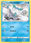 Galarian Darumaka 043  - Reverse Holofoil SWSH03 Darkness Ablaze - Common
