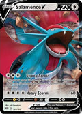 Salamence V 143  - Holofoil SWSH03 Darkness Ablaze - Ultra Rare