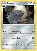 Lairon 122  - Reverse Holofoil SWSH03 Darkness Ablaze - Uncommon