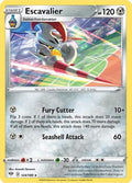 Escavalier 124  - Reverse Holofoil SWSH03 Darkness Ablaze - Rare