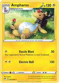 Ampharos 057  - Reverse Holofoil SWSH03 Darkness Ablaze - Rare