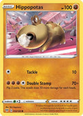 Hippopotas 093  - Reverse Holofoil SWSH03 Darkness Ablaze - Common