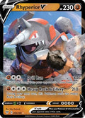 Rhyperior V 095  - Holofoil SWSH03 Darkness Ablaze - Ultra Rare