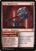 Two-Handed Axe (CLB-203) - Commander Legends: Battle for Baldur's Gate Foil