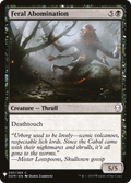 Feral Abomination (LIST-092) - The List