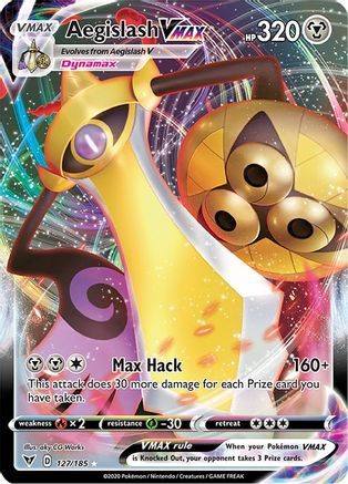Aegislash VMAX 127  - Holofoil SWSH04 Vivid Voltage - Ultra Rare