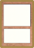 2000 World Championship Blank Card (WCD-) - World Championship Decks 2000