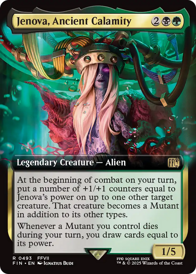 Jenova, Ancient Calamity (Extended Art) (FIN-493) - FINAL FANTASY: (Extended Art) Foil