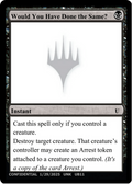Would You Have Done the Same? (-) - Un-Known Event Playtest Cards