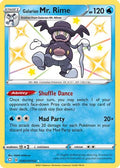 Galarian Mr. Rime SV021  - Holofoil Shining Fates Shiny Vault - Shiny Holo Rare