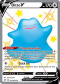 Ditto V SV118  - Holofoil Shining Fates Shiny Vault - Shiny Holo Rare