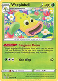 Weepinbell 002  - Reverse Holofoil SWSH05 Battle Styles - Uncommon