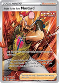 Single Strike Style Mustard (Full Art) 163  - Holofoil SWSH05 Battle Styles - Ultra Rare