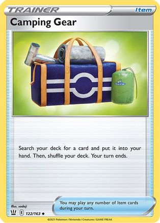 Camping Gear 122  - Reverse Holofoil SWSH05 Battle Styles - Uncommon