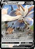 Stoutland V 117  - Holofoil SWSH05 Battle Styles - Ultra Rare