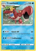 Crawdaunt 039  - Reverse Holofoil SWSH05 Battle Styles - Uncommon