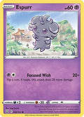 Espurr 060  - Reverse Holofoil SWSH05 Battle Styles - Common