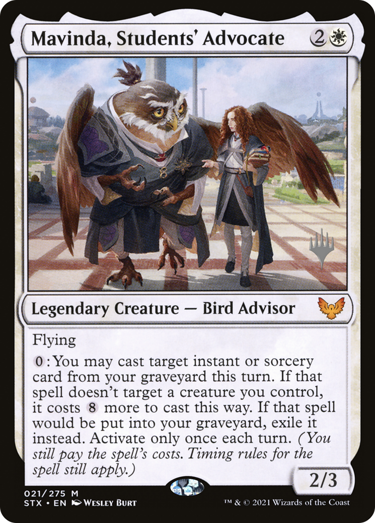 Mavinda, Students' Advocate (PPSTX-21P) - Strixhaven: School of Mages Promos Foil