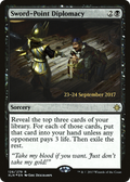 Sword-Point Diplomacy (PRE-126) - Ixalan Promos Foil