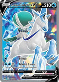 Ice Rider Calyrex V (Full Art) 163  - Holofoil SWSH06 Chilling Reign - Ultra Rare