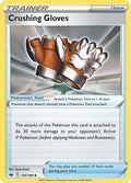 Crushing Gloves 133  - Reverse Holofoil SWSH06 Chilling Reign - Uncommon