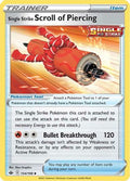 Single Strike Scroll of Piercing 154  - Reverse Holofoil SWSH06 Chilling Reign - Uncommon
