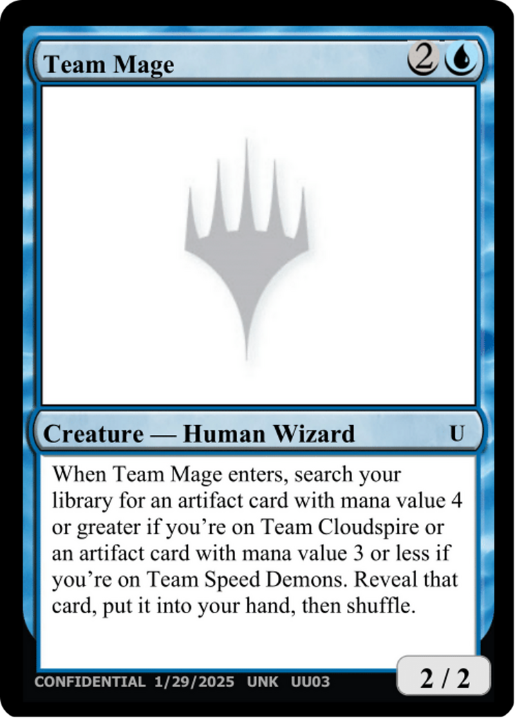 Team Mage (-) - Un-Known Event Playtest Cards