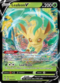 Leafeon V 007  - Holofoil SWSH07 Evolving Skies - Ultra Rare