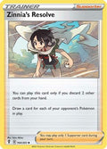 Zinnia's Resolve 164  - Reverse Holofoil SWSH07 Evolving Skies - Uncommon