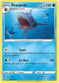 Sharpedo 036  - Reverse Holofoil SWSH07 Evolving Skies - Rare
