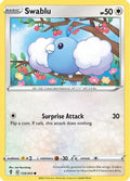 Swablu 132  - Reverse Holofoil SWSH07 Evolving Skies - Common