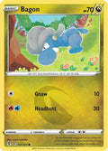 Bagon 107  - Reverse Holofoil SWSH07 Evolving Skies - Common