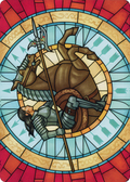 Tori D'Avenant, Fury Rider // Tori D'Avenant, Fury Rider (ADMU-078) - Dominaria United Art Series (Borderless)
