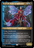 Tegwyll, Duke of Splendor (Display Commander) - Thick Stock (WOC-058) - Wilds of Eldraine Commander Foil