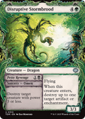 Disruptive Stormbrood (Showcase) (TDM-310) - Tarkir: Dragonstorm: (Showcase) Foil