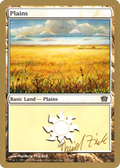 Plains (332) - 2003 Daniel Zink (8ED) (WCD-) - World Championship Decks 2003