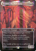 Arahbo, the First Fang (Borderless) (Mana Foil) (FDN-363) - Foundations Foil