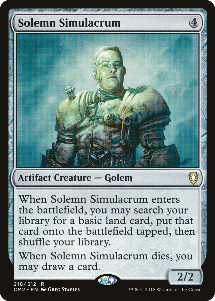 Solemn Simulacrum (218) (CM2-218) - Commander Anthology Volume II