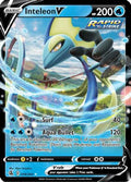 Inteleon V 078  - Holofoil SWSH08 Fusion Strike - Ultra Rare