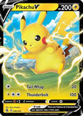 Pikachu V 086  - Holofoil SWSH08 Fusion Strike - Ultra Rare