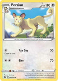 Persian 200  SWSH08 Fusion Strike - Uncommon