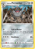 Galarian Perrserker 181  - Reverse Holofoil SWSH08 Fusion Strike - Uncommon