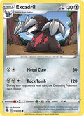Excadrill 183  - Reverse Holofoil SWSH08 Fusion Strike - Uncommon