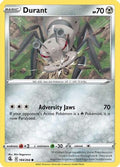 Durant 184  - Reverse Holofoil SWSH08 Fusion Strike - Common