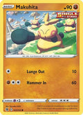 Makuhita 142  - Reverse Holofoil SWSH08 Fusion Strike - Common