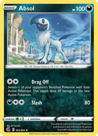 Absol 164  SWSH08 Fusion Strike - Rare