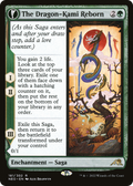 The Dragon-Kami Reborn (NEO-181) - Kamigawa: Neon Dynasty: (fandfc, enchantment) Foil